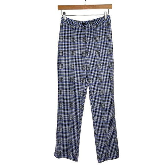 Privacy Please | NWOT Sloane Pant & Avalon Top Set in Blue/Black Plaid Small - Picture 6 of 13